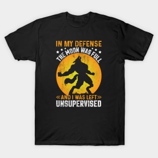 Werewolf, Unsupervised T-Shirt